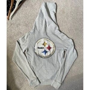 VS PINK Pittsburg Steelers Bling Zip Up Hoodie